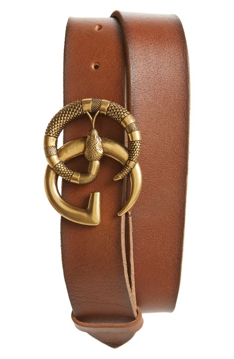 Leather Gucci Belts for Men 